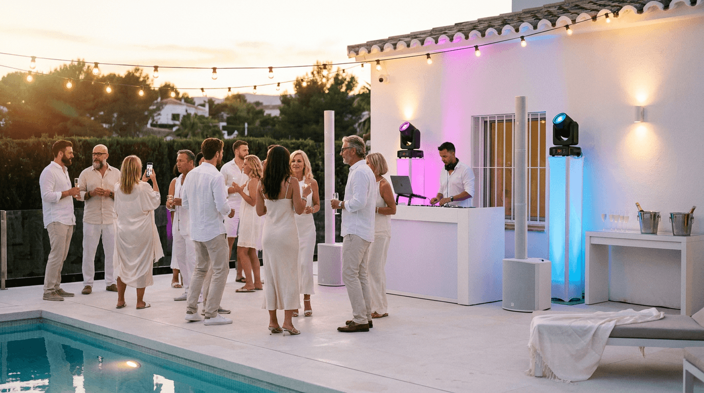 Fiesta Blanca en Villa